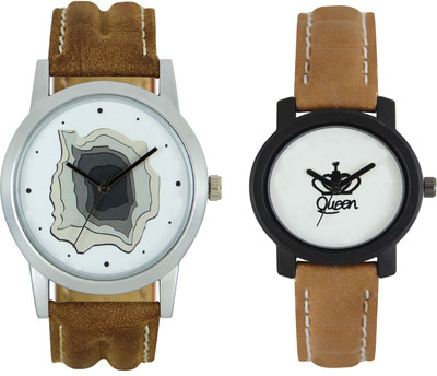 

Shocknshop LR09_209 Designer Analog Chain Strap Couple Watch - For Men & Women