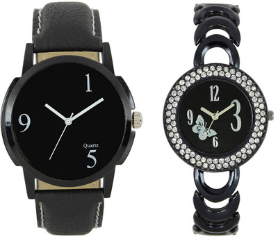 

Shocknshop LR06_201 Designer Analog Chain Strap Couple Watch - For Men & Women