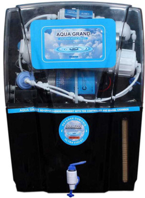 

Aquagrand Black Audi 12 L RO + UV + UF + TDS Water Purifier(Black Blue)