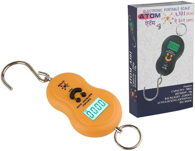 ATOM Portable Hanging Scale Weighing Scale(Yellow)