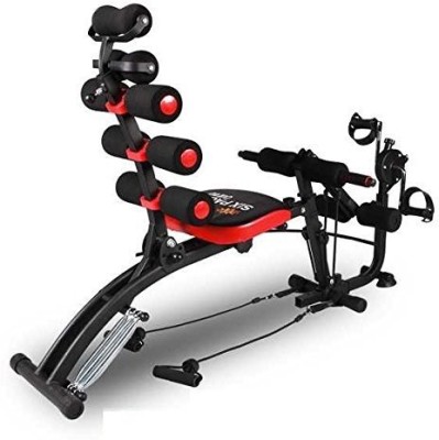 

Inditradition 2 in 1 Six Pack Ab Care Exerciser with Inbuilt Pedal Cycle | Complete Home Gym Ab Exerciser(Black)