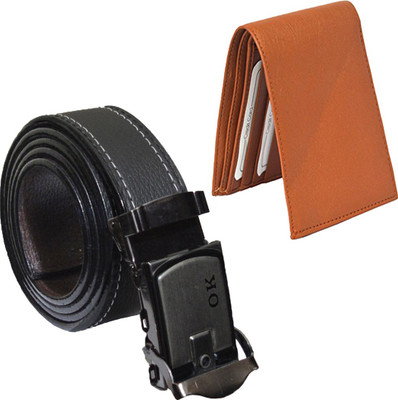 

Sun Shopping Wallet Combo(Black, Tan)