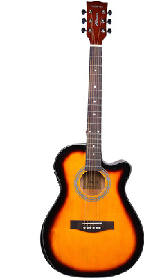 KADENCE KAD-Q10-SUN-EQ(with Online Classes) Acoustic Guitar Spruce Rosewood Right Hand Orientation(Multicolor)