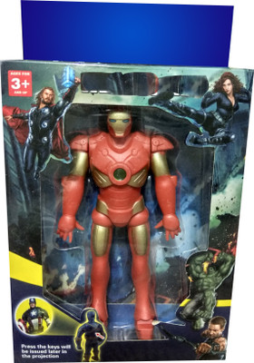 

lifestylesection iron man with projector display for kids (multicolor)(Multicolor)