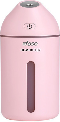 

fesa 320ML Ultrasonic Air Humidifier Aroma Fog Diffuser Cool Mist Generator. Portable Room Air Purifier(Pink)