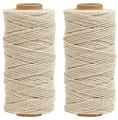 

Pooja Trendz 2 Pcs Heavy Duty Cotton Thread Roll  Multipurpose Roll for Various Daily Use.