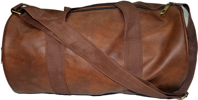 

king shine Unisex Synthetic 18 Inch/20 Litres Gym Duffle Bag/Travel Bag [brown]. 20 L Backpack(Brown)