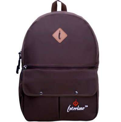 

Interlane intrlane Two Pockt Flep Brown 21Ltr Backpack(Brown, 16 inch)
