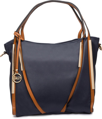 

Globus Contrast Colored Piping Detail Handbag Multipurpose Bag(Blue, 17 inch)