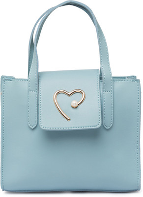 

Globus Dancing Heart Pearl Studded Sling Bag Messenger Bag(Blue, 8 inch)