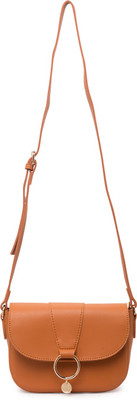 

Globus Solid Sling Bag Sling Bag(Brown, 10 inch)