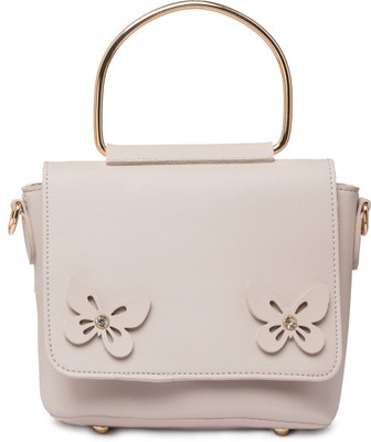 

Globus Butterfly Applique Sling Bag Multipurpose Bag(Grey, 9 inch)