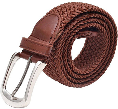 

Pegaso Women Casual Khaki, Red Canvas Belt
