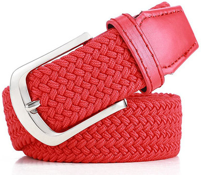 

Pegaso Women Casual Red, Brown Canvas Belt, Brown;red