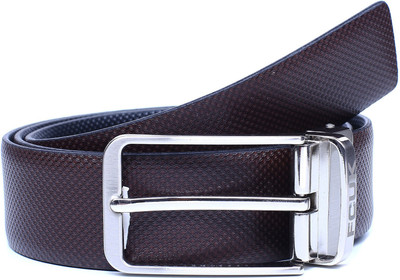 

French Connection Men Black Genuine Leather Belt, Black/ brown, French Connection Men Casual Brown, Blue Genuine Leather Reversible Belt, Black/ brown