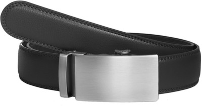 

Circle Square Men Formal Black Genuine Leather Reversible Belt