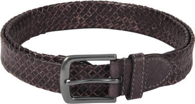 

Blackberrys Men Casual Brown Genuine Leather Belt, Black
