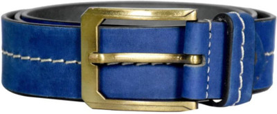 

Saa Men Casual Blue Genuine Leather Belt, Brown