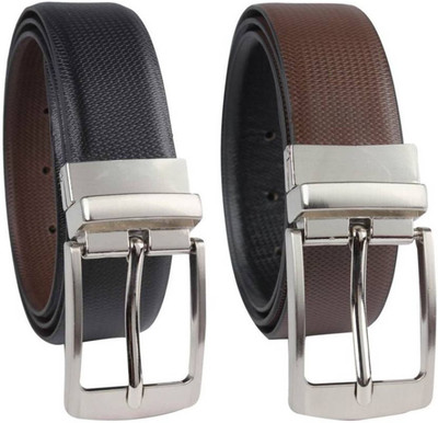 

AVB Men & Women Black, Brown Artificial Leather Belt