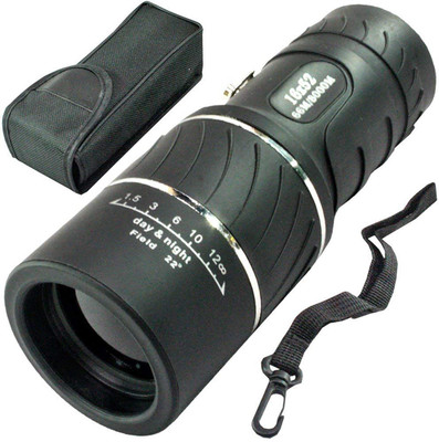 

ShopyBucket Waterproof 16X52 Zoom 16X Prism Telescope Monocular with Pouch Hard Rubber Black Color 1 Piece Monocular(10, Black)
