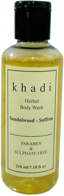 

Khadi Herbal Sandalwood & Saffron (paraben & sulphate Free) Body wash(210 ml)
