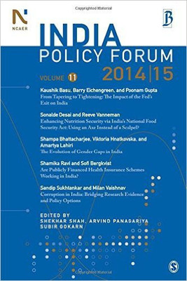 India Policy Forum 2014-15(English, Paperback, unknown)