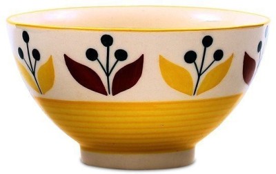 

caffeine Nut Bowl Ceramic/Stoneware in Yellow Lily (1 pc) Handmade by Caffeine Ceramic Bowl(Yellow, Pack of 1)