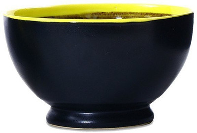 

caffeine Nut Bowl Ceramic/Stoneware in Black Studio (1 pc) Handmade by Caffeine Ceramic Bowl(Black, Pack of 1)