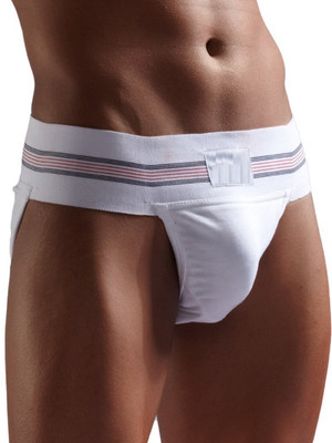 

QUINERGYS ™ Ocean White-Cricket Sports Adult Athletic Supporter Abdomen Support (, Ocean White