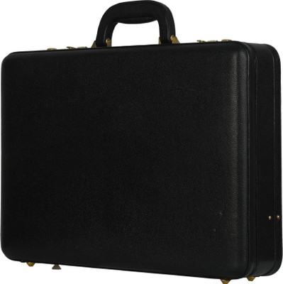 

SISKIN A distinguished ostrich finish, amet lock ,combination lock and velvet lining Large Briefcase - For Men & Women(Black)