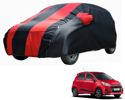 Fit Fly Car Cover For Hyundai Grand i10 (With Mirror Pockets)(Black, Red, For 2014, 2015, 2016, 2017, 2018 Models)