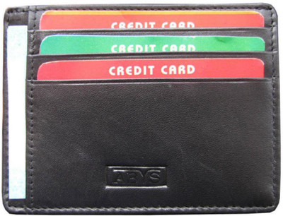 

ABYS Men Casual Black Genuine Leather Wallet(6 Card Slots)