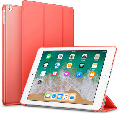 Robustrion Flip Cover for iPad Mini 4 Model A1538 A1550(Red, Cases with Holder)