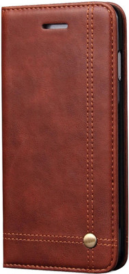 Cubix Wallet Case Cover for Apple iPhone 6 Plus iPhone 6s Plus(Brown, Dual Protection, Leather, Plastic, Silicon) Flipkart
