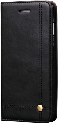 Cubix Wallet Case Cover for Apple iPhone 6 Plus iPhone 6s Plus(Black, Dual Protection, Leather, Plastic, Silicon) Flipkart