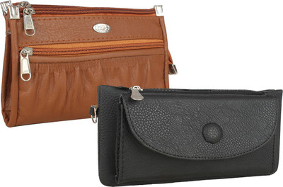 

Element Cart Casual, Formal, Party Black, Brown Clutch