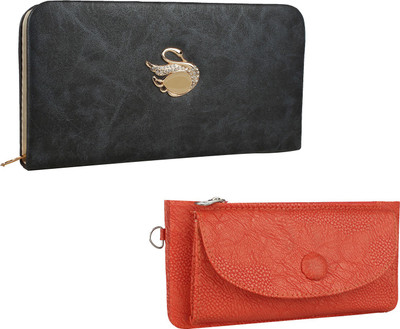 

Fillincart Casual, Formal, Party Tan, Black Clutch, Black;tan