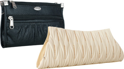 

Element Cart Casual, Formal, Party Black, White Clutch