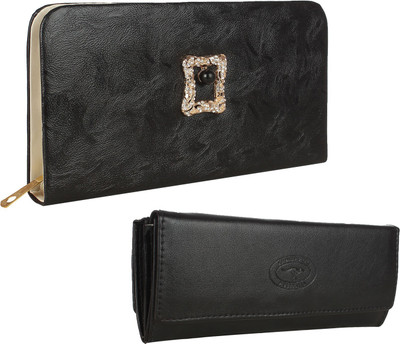 

Element Cart Casual, Formal, Party Black Clutch