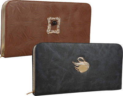 

Fillincart Casual, Formal, Party Brown, Black Clutch, Black;brown