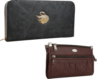 

Fillincart Casual, Formal, Party Brown, Black Clutch, Black;brown