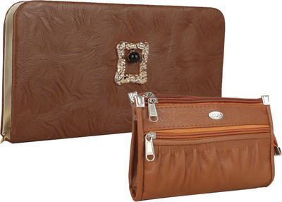 

Element Cart Casual, Formal, Party Brown Clutch