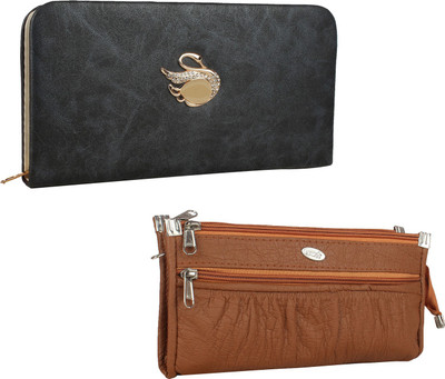 

Element Cart Casual, Formal, Party Brown, Black Clutch, Black;brown