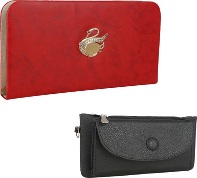 

Element Cart Casual, Formal, Party Black, Red Clutch