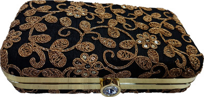 

The Indian Handicraft Store Party Gold Clutch