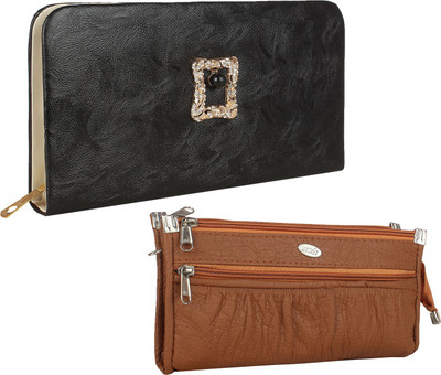 

Element Cart Casual, Formal, Party Brown, Black Clutch, Black;brown