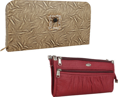 

Element Cart Casual, Formal, Party Maroon, Beige Clutch, Beige;maroon