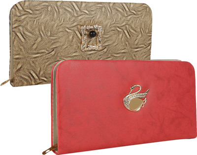 

Fillincart Casual, Formal, Party Beige, Pink Clutch