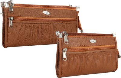 

Element Cart Casual, Formal, Party Brown Clutch