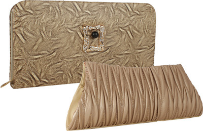 

Element Cart Casual, Formal, Party Beige Clutch